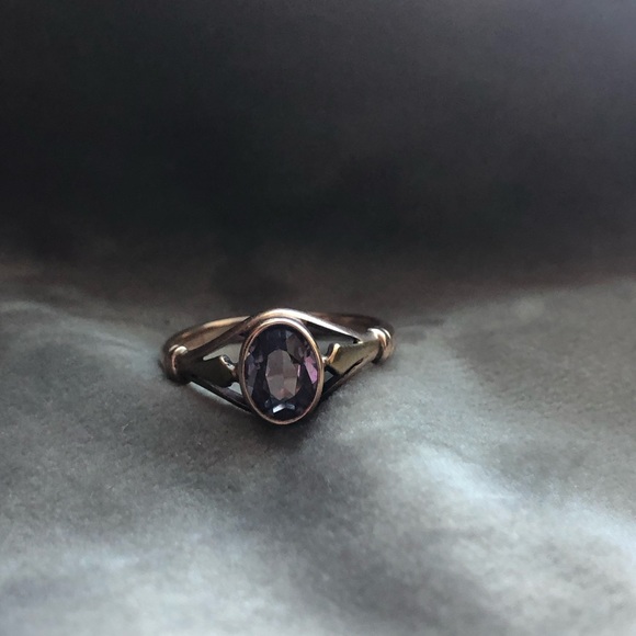 Soviet era 14k alexandrite ring - Picture 5 of 15